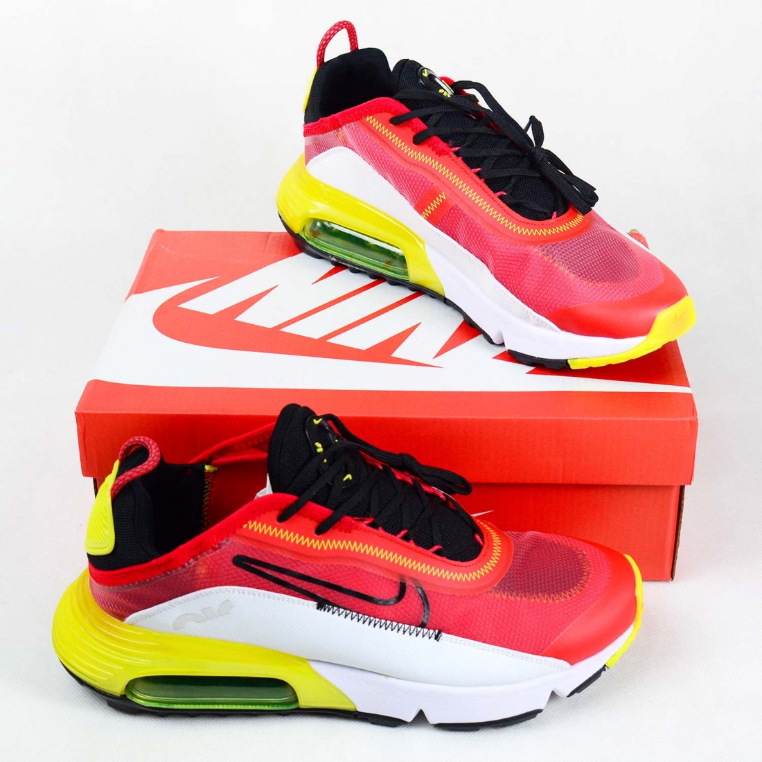red orange and yellow air max